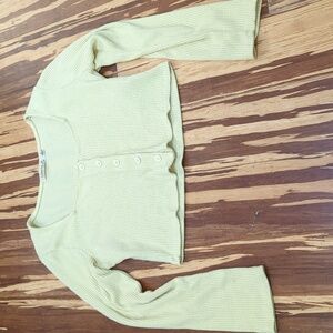 Liberty Love crop daisy button top